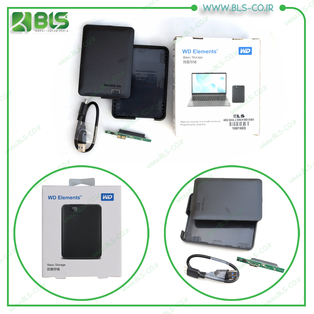 1001613 باکس تبدیل هارد اینترنال به اکسترنال وسترن دیجیتال یو اس بی ۳ - Image 1