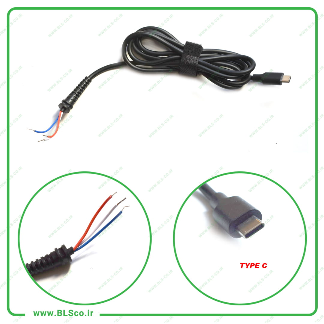 1002722 کابل تعمیری شارژر تایپ سی - Image 1