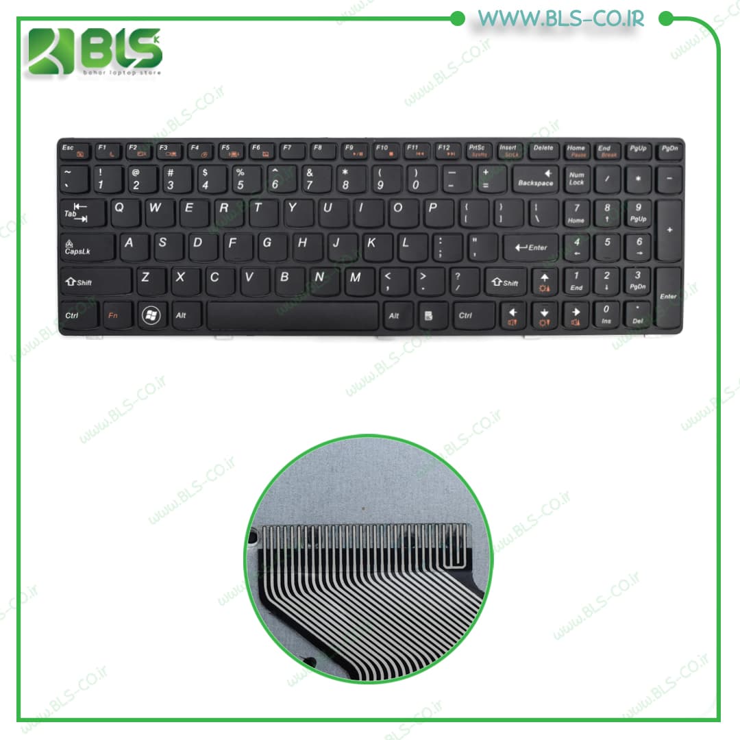 109005018a کیبورد لپ تاپ لنوو Lenovo IdeaPad G580 - Image 1