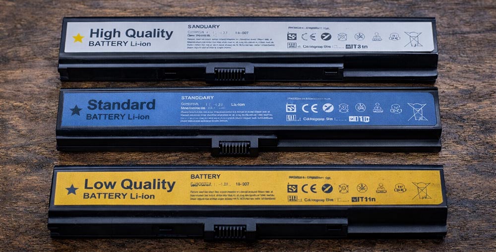 انواع باتری لپ تاپ از نظر کیفیت