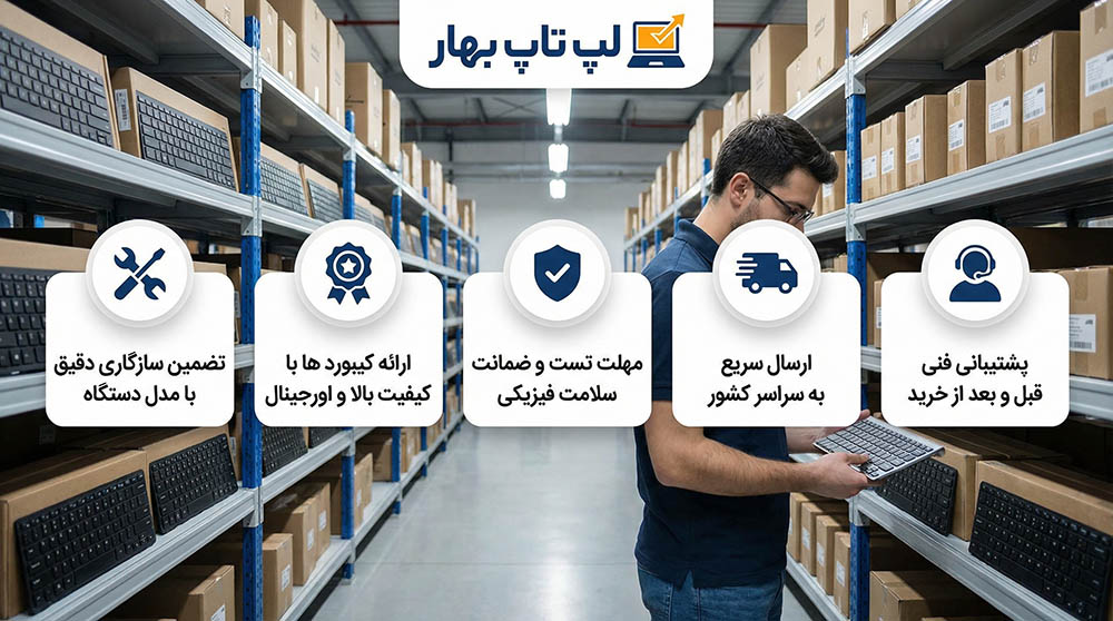 چرا خرید کیبورد از لپ تاپ بهار؟