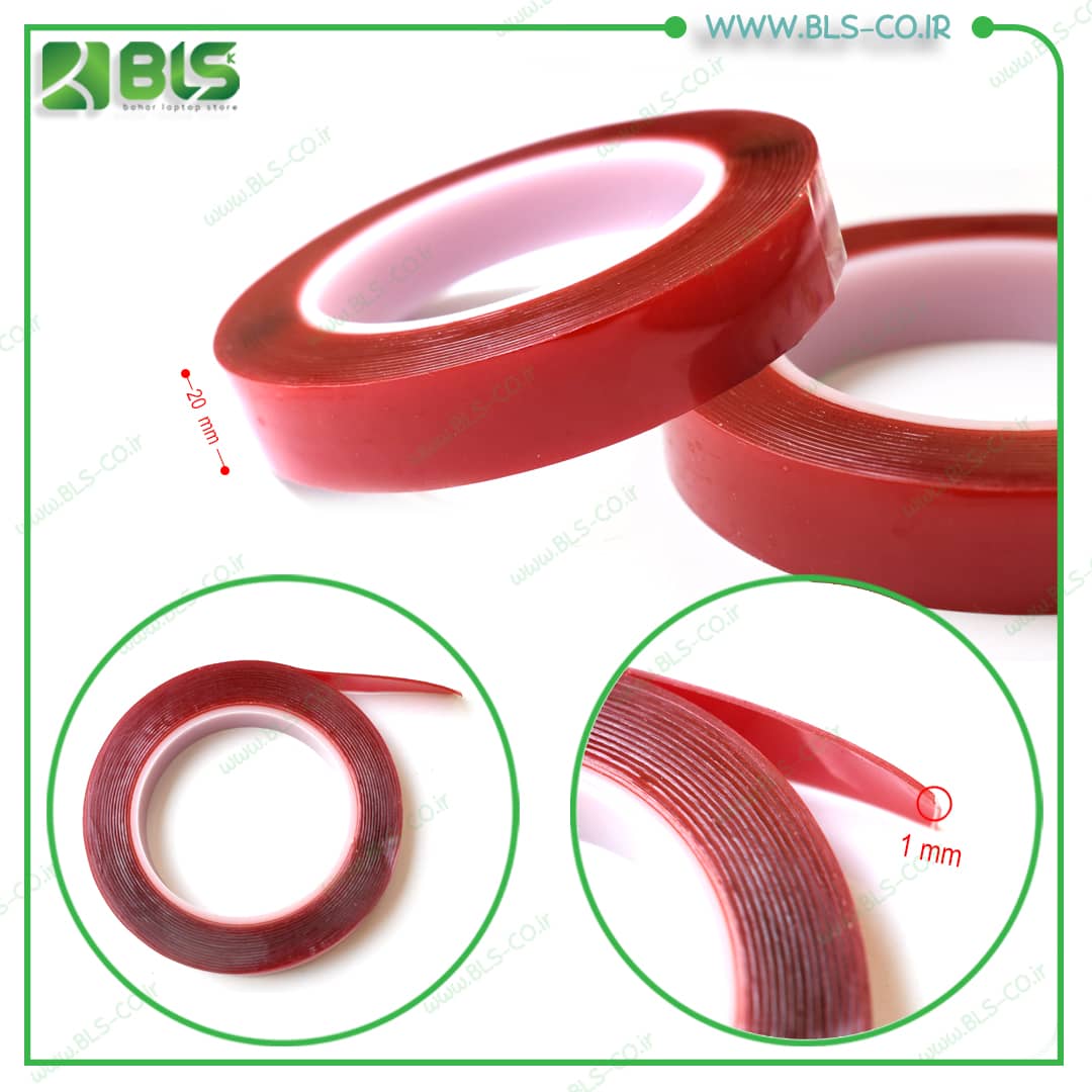 1005554 دو بر چسب ژله ای عرض 20MM طول 5M - Image 1
